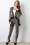 Zebra Stripe Cardigan