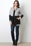 Two Tone Athletic Trim Jacket