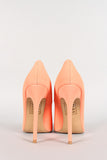 Shoe Republic Nubuck Pointy Toe Stiletto Pump