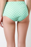 Polka Dot And Bow High Waisted Brief