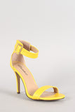 Breckelle Ankle Buckle Open Toe Heel