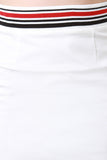 Grommet Midi Skirt