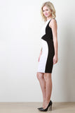 Two Tone Midi Dress