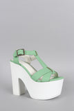 Speed Limit 98 Summer Chunky Platform Heel