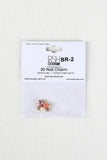 Multicolor Rosebud and Butterfly Cluster Reusable Nail Charm