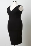 Plus Size Sleeveless Bodycon Dress