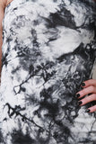 Marbled Tie Dye Tube Dress