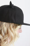 Horned Snapback Cap