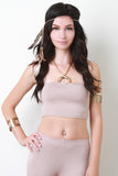 Jersey Bandeau Top