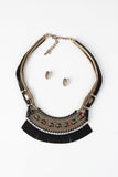 River Tribe Woven Plate Necklace