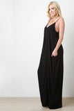 Sleeveless Crepe Maxi Dress