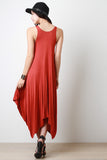 Sleeveless Drape Maxi Dress