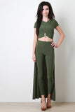 Crossover High-Low Maxi Top