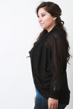 Loose Knit Dolman Cardigan