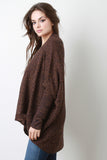 Chunky Knit Dolman High-Low Cardigan