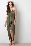 Thin Straps Tulip Maxi Dress