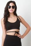 Braided Straps Bustier Crop Top