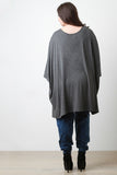 Oversized Dolman Handkerchief Top