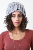 Bright Oversize Knit Beanie