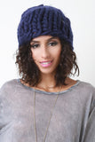 Bright Oversize Knit Beanie