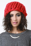 Bright Oversize Knit Beanie