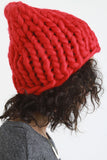 Bright Oversize Knit Beanie