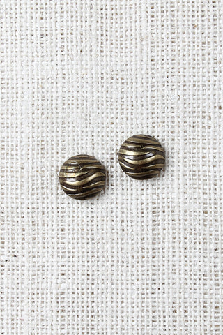 Embossed Zebra Stripes Earrings