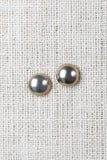 Matte Button Studded Earrings