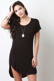 Back Cutout Tee Mini Dress