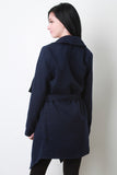 Large Collar Fleece Coat