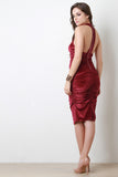 Velveteen Racerback Midi Dress