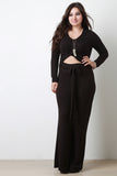 Tied Front Wide Leg Pants