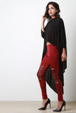 Dolman High-Low Cape Top