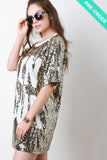 Bon Jour Sequins Shift Dress PREORDER