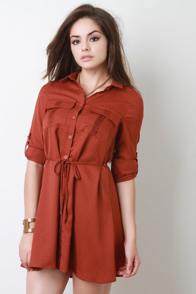 Button Up Shirt Dress