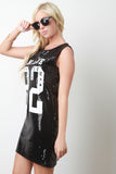 In Love 82 Sequin Sleeveless Tunic Dress