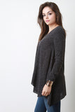 V-Neck Trapeze Sweater Top