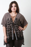 Tribal Tassel Tie Cape