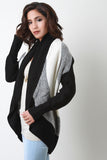 Striped Shawl Knit Cardigan