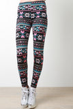 Fair Isle Tight Leggings