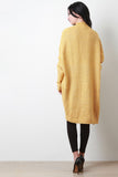 Mandarin Collar Dolman Knit Duster