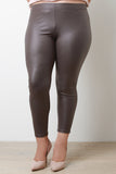 Vegan Leather Leggings